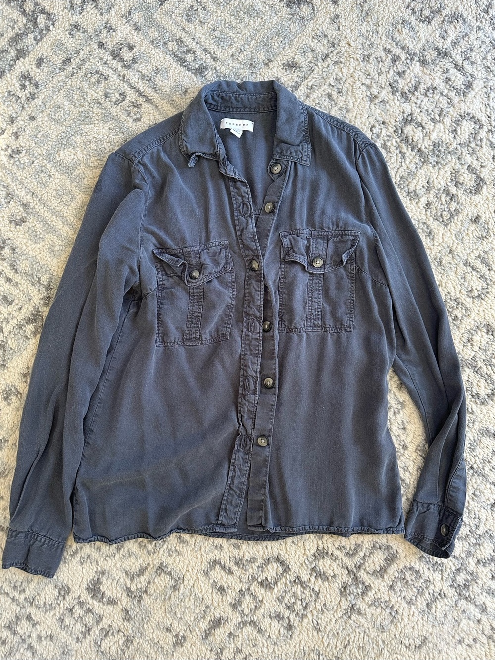 TOPSHOP Shirt Size US 4